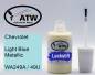 Preview: Chevrolet, Light Blue Metallic, WA249A / 49U: 20ml Lackstift, von ATW Autoteile West.